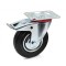 Roata pivotanta cu frana 125 mm Geko G71519