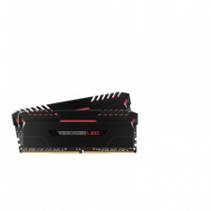 Memorie ram dimm corsair vengeance led 16gb (2x8gb) ddr4 3000mhz cl15 1.35v red led xmp foto