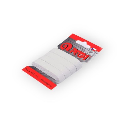 Elastic simplu plat, latime 11.9 mm, lungime 5 m, Alb foto