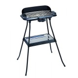 Gratar electric 2 in 1 MICHELINO 74372, 2000W, suprafata 38x22cm, termostat, temperatura reglabila, cromat