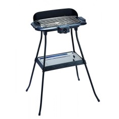 Gratar electric 2 in 1 MICHELINO 74372, 2000W, suprafata 38x22cm, termostat, temperatura reglabila, cromat