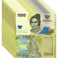 Indonezia 2022 - 1000 rupiah, necirculata (10 bucati)