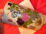 VAZA CHINEZEASCA - Vas China - Portelan pictat manual - Semnat - Vintage !, Vaze