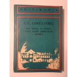 C. G. Costa-Foru - din viața și opera unui mare democrat rom&acirc;n (1986) (c&acirc;teva sublinieri)