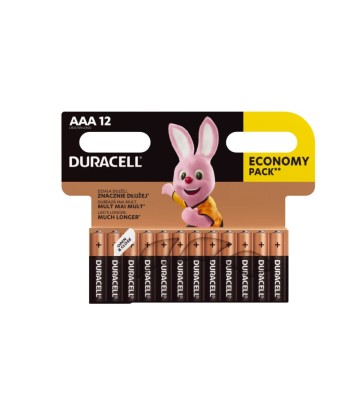 Set 12 baterii alcaline Duracell Basic LR03 AAA foto