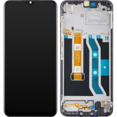 Display Realme C25Y Cu Rama Compatibil Negru