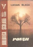Cumpara ieftin Poezii Lucian Blaga, Colectia Biblioteca Scolara, Editura Porto Franco, 1992, Brosata, Literatura Romana Clasica