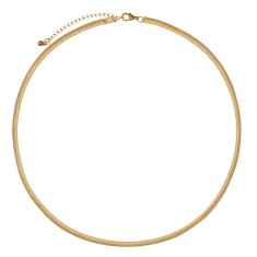 Colier Lant Plat, 41cm, Culoare Auriu