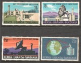 Kenya Uganda Tanzania 1970 - Sateliți, telecomunicații, serie neuzata