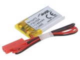 Baterie Li-Po 3,7V 85mAh AKYGA cu cabluri și conector JST SYP-02T-1
