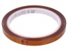 Bandă termorezistentă 0,07mm 62% ambră -73&divide;260&deg;C