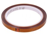 Bandă termorezistentă 0,07mm 62% ambră -73&divide;260&deg;C