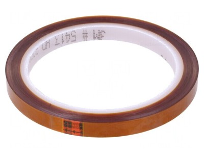 Bandă termorezistentă 0,07mm 62% ambră -73&amp;divide;260&amp;deg;C foto