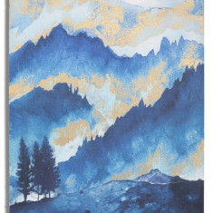 Tablou decorativ Mountain -A, Mauro Ferretti, 80x120 cm, canvas, multicolor