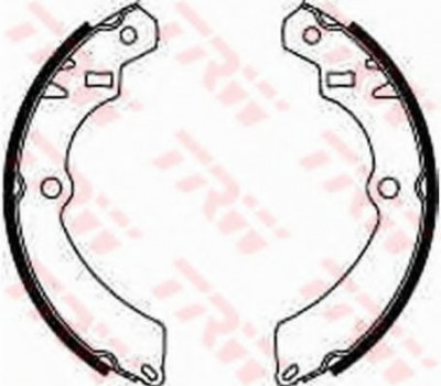 Set saboti frana SUZUKI VITARA Cabrio (ET, TA) (1988 - 2002) TRW GS8301 foto