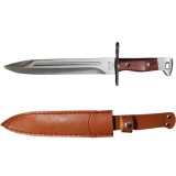 Cumpara ieftin Cutit Baioneta AK-47 CCCP 34.5cm + Teaca Rohs, Vanatoare, Colectie, Full Tang, Lama 23cm, Husa Piele Ecologica