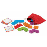 Set tactil Texturi si Forme Learning Resources, 10 carduri, 3 - 7 ani