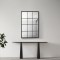 Oglinda de perete, en.casa, Cupello, 90 x 60 cm, mdf, negru mat, dreptunghiulara HausGarden Leisure
