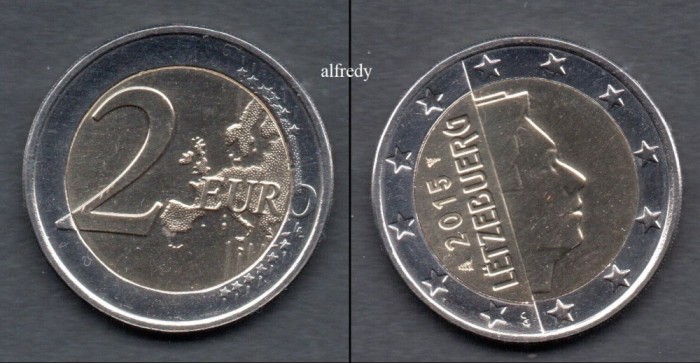LUXEMBURG 2015 2 euro