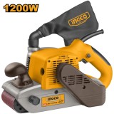 Masina de slefuit slefuitor cu banda 1200 w, 610 x100 mm, 500 m/min - Ingco PBS12001