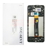 LCD+Touchscreen cu Rama Samsung Galaxy A12 Nacho / A127 BLACK Original Service Pack