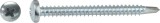 Surub Autoforant Zincat Alb Cap Bombat Cruciform 4.8x32 - 640211