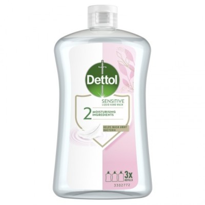 DETTOL Sapun lichid antibacterian pentru m&amp;acirc;ini, rezervă pentru piele sensibilă, 750 ml foto