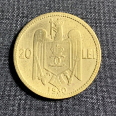 Moneda 20 lei 1930 monetăria Heaton