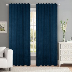 Draperie tip tesatura in cu rejansa transparenta cu ate pentru galerie, Madison, 150x210 cm, densitate 700 g/ml, Fira, 1 buc