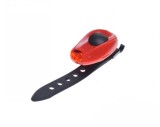 Stop Spate Bicicleta LED Casca Ciclisti Avertizare AWR1351, 3 Moduri, Baterii Incluse