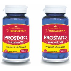 Pachet Prostato Curcumin 95 60cps + 60cps (50% reducere la al doilea produs)