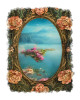Sticker decorativ Oglinda spre Lac, Multicolor, 70 cm, 9974ST, Oem