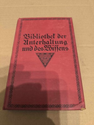 Bibliothek der Unterhaltung und des Wissens , Band 1, Anul 1915 foto