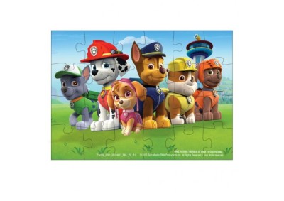 Puzzle 3D Paw Patrol, in cutie de tabla, 24 piese foto