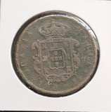 Portugalia XX reis 1847 D Maria II, Europa