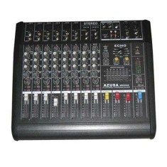 Mixer audio cu amplificator consola dj 10 canale pmq2110 2 x 250w foto