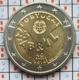 Portugalia 2 euro 2014 UNC - Carnation Revolution - km 844 - E001, Europa