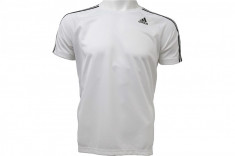 Tricouri Adidas D2M 3-Stripes Tee BK0971 alb foto