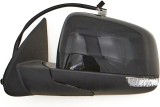 Oglinda usa exterioara Dodge Durango, 202014, montare stanga, reglaj electric; carcasa neagra, grunduit; cu incalzire; sticla plana; sticla crom;