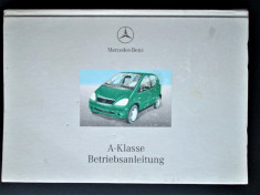 Carte tehnica Auto, Instructiuni de utilizare: Mercedes A Class (lb. germana) foto