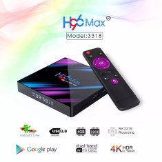 Media player tv box H96MAX 4gb ram 32 gb rom hdr 4k android youtube facebook foto