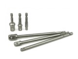 Set adaptoare chei tubulare HEX, 1/4 "3/8" 1/2", 6 elemente, Geko G10172
