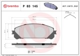 BREMBO P 83 145 PRIME LINE set placute frana,frana disc