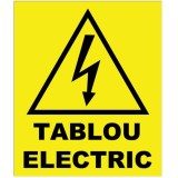 Indicator tablou electric Sun Prints, autocolant, dreptunghiular, 16 x 19 cm