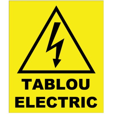 Indicator tablou electric Sun Prints, autocolant, dreptunghiular, 16 x 19 cm foto