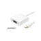 Convertor Mini Display Port la VGA-Culoare Alb