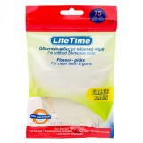 Set Scobitori cu Ață Dentară, LifeTime, 75 Bucăți, Rezistente, Unică Folosință