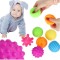 Set 6 bile senzoriale pentru bebelusi, 20 cm