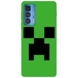 Husa compatibila cu Motorola G20 model creeper, Silicon, TPU, Viceversa, Transparent, Carcasa