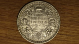 India Britanica - bijuterie argint - 1 rupee 1942 -George VI- absolut superba !